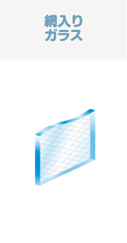網入りガラス
