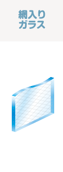 網入りガラス