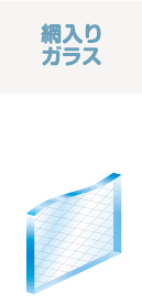 網入りガラス